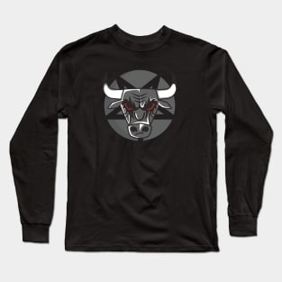 Metal Bull Head Long Sleeve T-Shirt